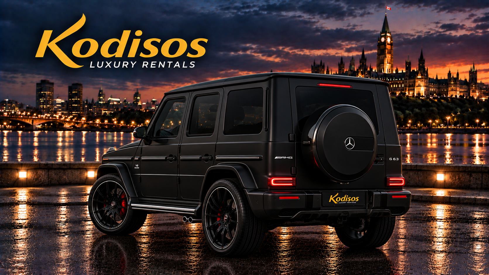 Mercedes G63 G Wagon Matte Black