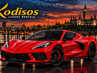 Torch Red Corvette C8