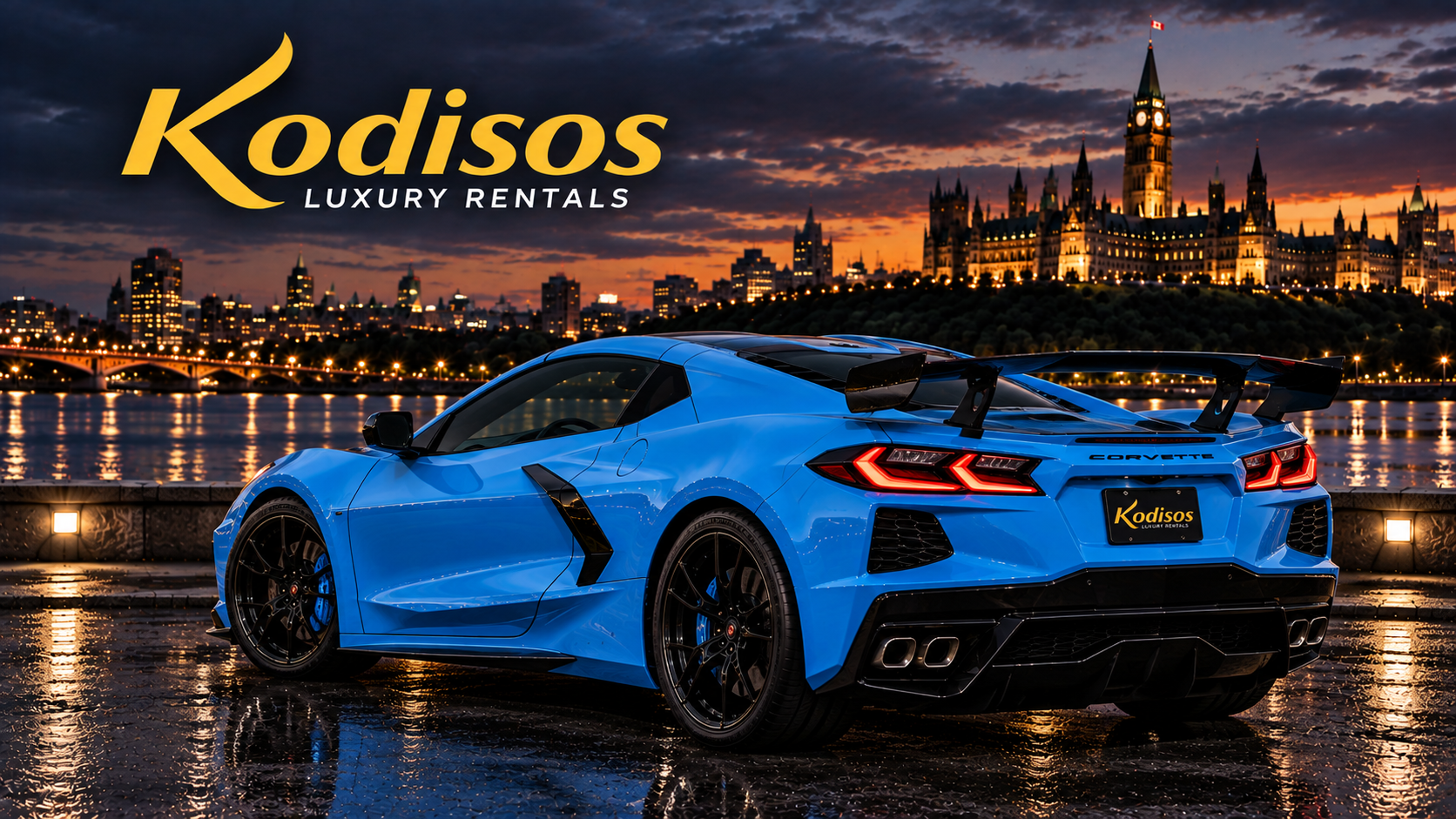 Rapid Blue Corvette C8